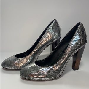 7 for All Mankind - Silver Mermaid Pumps